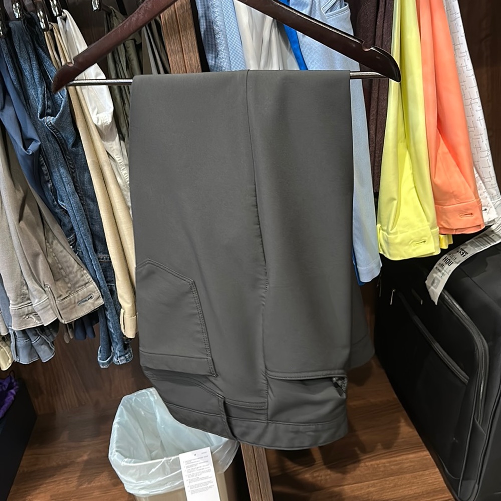 black lightweight pants.